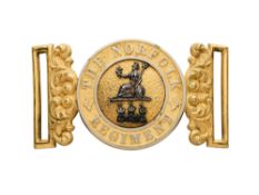 A WAISTBELT CLASP OF THE NORFOLK REGIMENT
