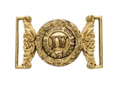 A WAISTBELT CLASP OF THE QUEEN'S OWN LIGHT DRAGOONS