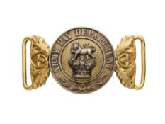 A WAISTBELT CLASP OF THE ARMY PAY DEPARTMENT