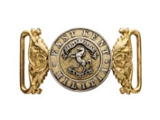 A WAISTBELT CLASP OF THE EAST KENT MILITIA