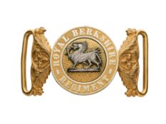 A WAISTBELT CLASP OF THE ROYAL BERKSHIRE REGIMENT