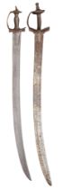 TWO INDIAN FIRANGIS, 17TH/18TH CENTURY