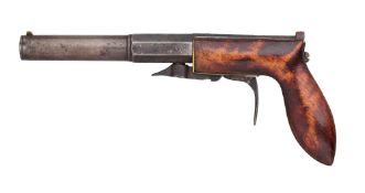 A RARE AMERICAN .31 PERCUSSION UNDER-HAMMER POCKET PISTOL BY H.J. HALE, MID-19TH CENTURY