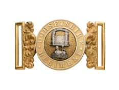 A WAISTBELT CLASP OF THE DORSETSHIRE REGIMENT