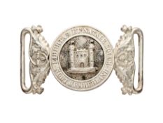 A WAISTBELT CLASP OF THE NORTHUMBERLAND FUSILIERS