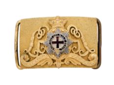 AN OFFICER'S WAISTBELT PLATE OF THE LIFE GUARDS
