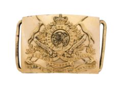 AN OFFICER'S WAISTBELT PLATE OF THE 16TH LANCERS