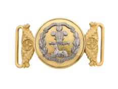 A WAISTBELT CLASP OF THE SOUTH LANCASHIRE REGIMENT (PRINCE OF WALES'S VOLUNTEERS)