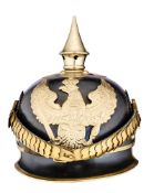 AN UNUSUAL GERMAN OFFICER'S PICKELHAUBE