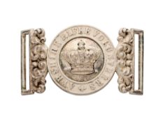 A WAISTBELT CLASP OF THE AYRSHIRE RIFLE VOLUNTEERS