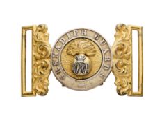 A WAISTBELT CLASP OF THE GRENADIER GUARDS