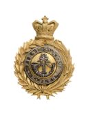 AN OFFICER'S SHOULDERBELT PLATE OF THE 1ST SURREY RIFLES