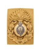 AN OFFICER'S SHOULDER BELT PLATE OF THE 1ST BENGAL EUROPEAN FUSILIERS