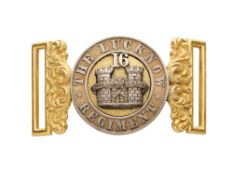 AN OFFICER'S WAISTBELT CLASP OF THE LUCKNOW REGIMENT