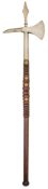 A PROCESSIONAL AXE, 19TH CENTURY OR LATER