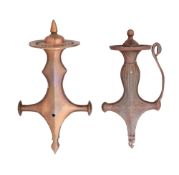 TWO INDIAN TULWAR HILTS, 18TH/19TH CENTURY