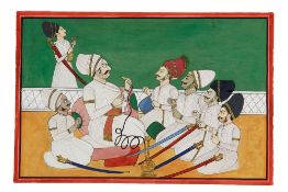 AN INDIAN MINIATURE PAINTING, 19TH CENTURY