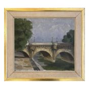 Schwedische Schule 'Pont Neuf, Paris', 20. Jh.