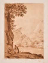 After Claude Lorrain (1600-1682) French. 'Design for a Landscape', Engraved by Earlom, Mounted,
