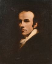 John Opie (1761-1807) British. Self Portrait, Oil on canvas laid down, 24" x 20" (61 x 50.8cm).