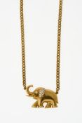 Halskette mit Elefant