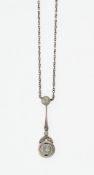 Collier mit Diamanten