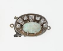 Kettenschloss mit Opal