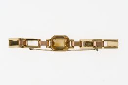 Gliederarmband mit Citrin