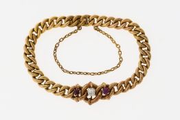 Satiniertes Armband