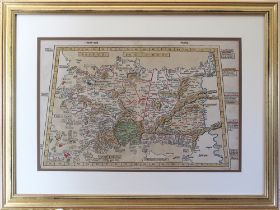An antique map (1486) PTOLEMAEUS