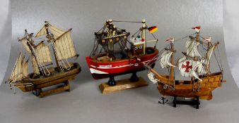Konvolut Modell-Schiffe