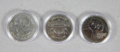 Konvolut 5 Mark-Münzen