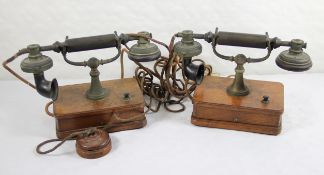 Konvolut alte Telephone
