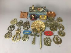 Vintage Horse Brasses, Tins and Other Metal Wares.