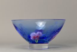 A Ltd Edition Caithness Anniversary Queen Elizabeth II coronation centrepiece bowl. 37/950. 12.5 x 2