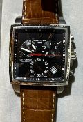 Certina Watch DS Podium Square Chrono Quartz. The mens quartz models combine advanced technology wit
