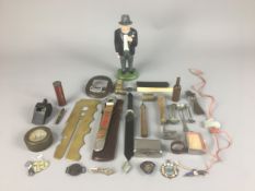 Good Selection of Bijouterie items 18th Century and later to include Military, Chinese Jade Lion, Ma