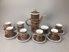 Mid Century The Monastery RYE Cinque Ports Pottery Ltd Coffee Set. 
