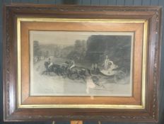 Samuel Edmund Waller 1850-1903, Large Monochrome Print, Engraved by E Gilbert Hester. Framed and Gla