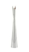 Vase soliflore en métal argenté Christofle, Collection Gallia, design Lino Sabatini, h. 37 cm