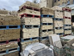 Large Quantities of Original Yorkstone Cobble Sets, Paving, Cubes, Pitchers and Quoins from a Well Established Stone Supplier