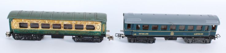 2 MÄRKLIN int. Wagen (343 J -  349)