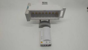 Philips M3001A S/N DE22708397 Masimo SP02 2 Lead ECG NiBP Module + Rack and Pole for Monitors