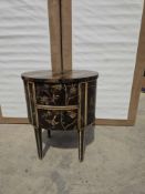 Patina Italia Interiors Srl Tivoli Nightstand Two Drawer Venetian Inspired Hand Painted Nightstand