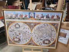 Large Early World Map 