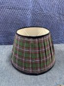 Tartan Pleated Shade