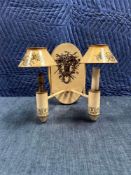 French Tole Wall Sconce Two Arm