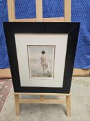 The Bather Dame Laura Knight (British, 1877-1970) Plate XVI Inscribed Verso Glazed And Framed 44 X