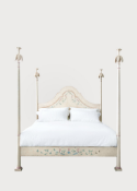 Porte Italia Interiors Srl Italy Roma Bed Frame Hand-Painted With Eighteenth-Century Venetian