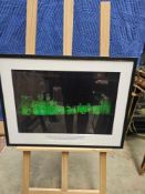 Photograph Ashford Castle Ireland With Inscription Framed 57 X 44cm (RC32204)